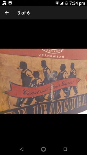 Vintage Pepe Jeans Shop Advertising