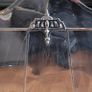 Stunning Art Deco Polished chrome Fire Screen Image 2