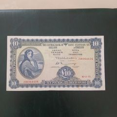 1975 Irish Ten Pound Note