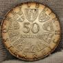 Austria 1969 Silver 50 Shillings 1493 Maximiliani 1519 Stunning Toning!! Image 4