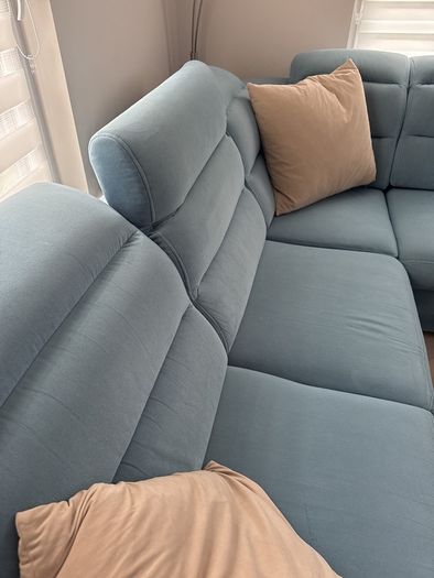 Corner sofa 2X3 with a sofa bed and storage