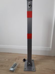 Steel parking bollard
