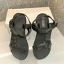 Black Croc Chunky Sports Sandals from Krush. Size UK 5 / EU 38 Image 3