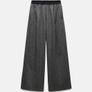 ZARA ZW Collection Contrast waist Trousers wool Image 7