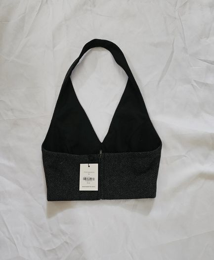 Nakedvice Wool Blend Grey Crop