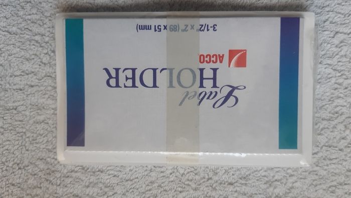 ACCO Self-Adhesive Plastic Label Holders Sleeves
