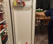 larder  tall fridge  zanussi
