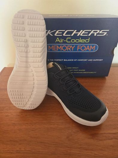 Brand new Navy Skechers shoes