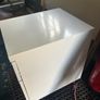 White-Two drawer rolling office filling Cabinet Image 3