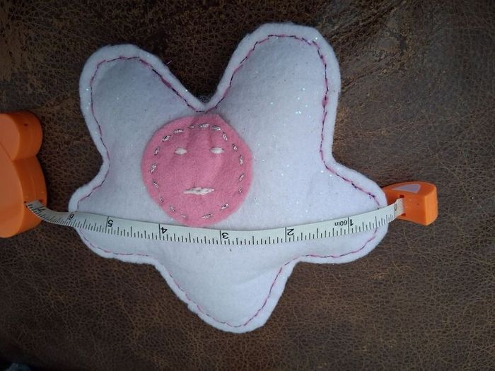 handmade white star