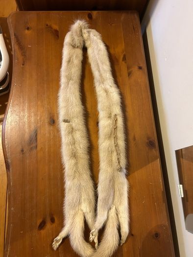 Vintage Double Mink Fur Stole/Scarf/Wrap Excellent Condition