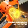 2-in-1 Cordless Pole Saw & Mini Chainsaw, 20V 2Ah Battery Pole Chainsaw, 12.7cm Cutting Capacity 243.8 cm Reach Pole Saw for Branch Cutting & Tree Image 6