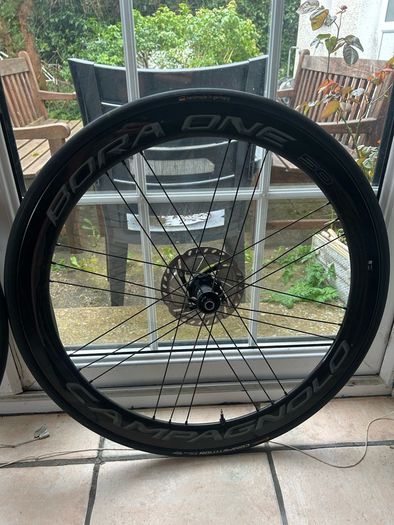 Campagnolo Bora One 50 Dark Disc Tubular road wheel set