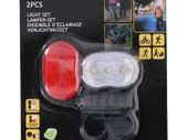 Dunlop - Bicycle Front & Rear Bike Lights Set
