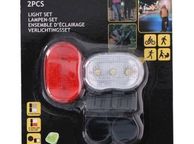 main image for ad Dunlop - Bicycle Front &amp; Rear Bike Lights Set