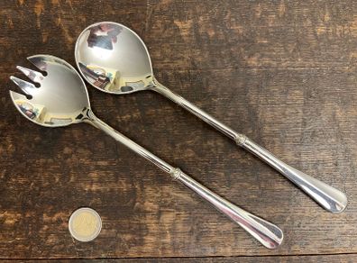 Silver-Plated Italian Salad Servers