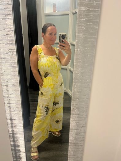 floral jumpsuit