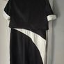Dress suit, black and white dress with bolero jacket Image 3