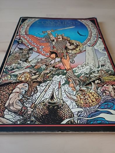 The Book of Conquests by Jim Fitzpatrick (Irish Legends Fantasy Illustrated First Edition Paperback 1978)