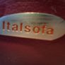 Italsofa Real Leather Armchair, Deep Red Image 2