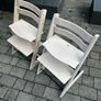 2 x Stokke Tripp Trapp Chairs and baby seat/harness Image 4