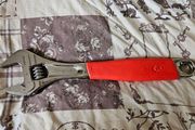 Snap-on 12" Adjustable Wrench Red Soft Grip (FADH12A)