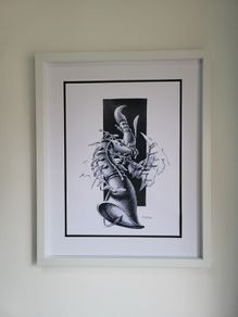 Flight in Arpeggio | Art Print | framed