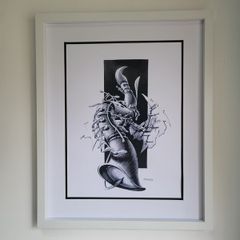 Flight in Arpeggio | Art Print | framed