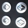Set Renault Clio, captur, megane, kadjar, scenic, twingo Alloy Wheel centre may suit other models Image 2