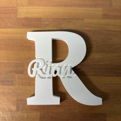 Personalised 3d printed name