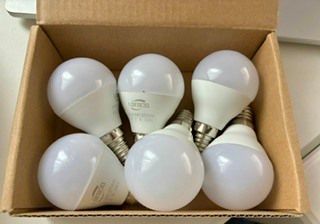 E14 LED Golf Ball bulbs (6 pack)