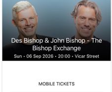 Bishop Exchange tickets