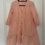 Zara peach dress size 10 Image 2