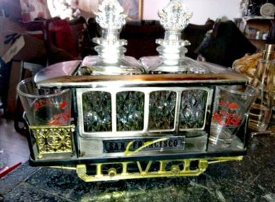San Francisco tram drink holder and music box