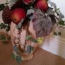 Artificial Dried Flower Arrangement in Pottery Urn. Image 3