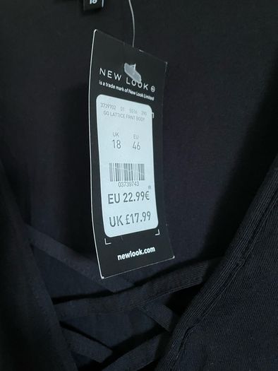 New Look ladies black bodysuit
