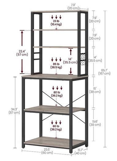 Kitchen Bakers Rack