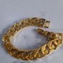 Gold plated iced cuban bracelet Image 7