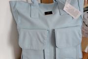 womens bag baby blue color