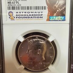 2019 D Kennedy Half Dollar NGC PL Rocketship Set First Day of Issue