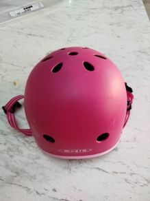 Microscooter helmet in pink