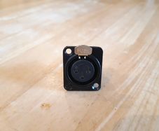Female Panel Mount XLR Connector