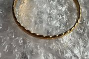 Gold/brass Monet bangle