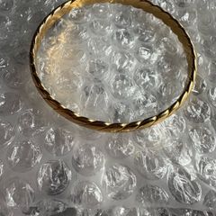 Gold/brass Monet bangle