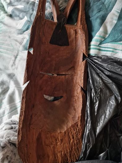 Hand made Senegal war mask