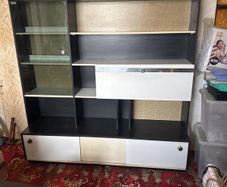 vintage unit with drinks cabinet
