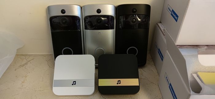 Doorbell Video Camera + Chime + 3 Batteries