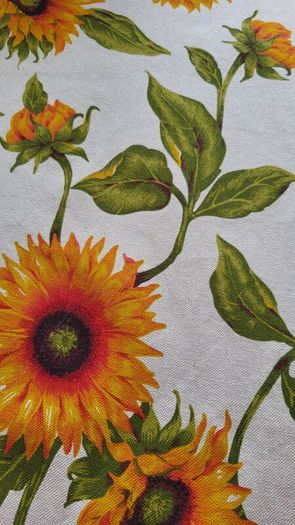 Tablecloth " Sunflowers" Round 140cm. Rectangular 140cm x 200,250, 280cm