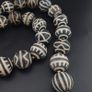 Antique Burmese Pumtek Pyu Petrified Wood Beads Necklace Image 2