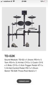 Roland v drums TD-02K